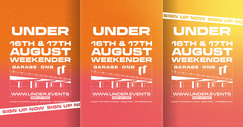 Sign Up for UNDER - The August Weekender 2025
